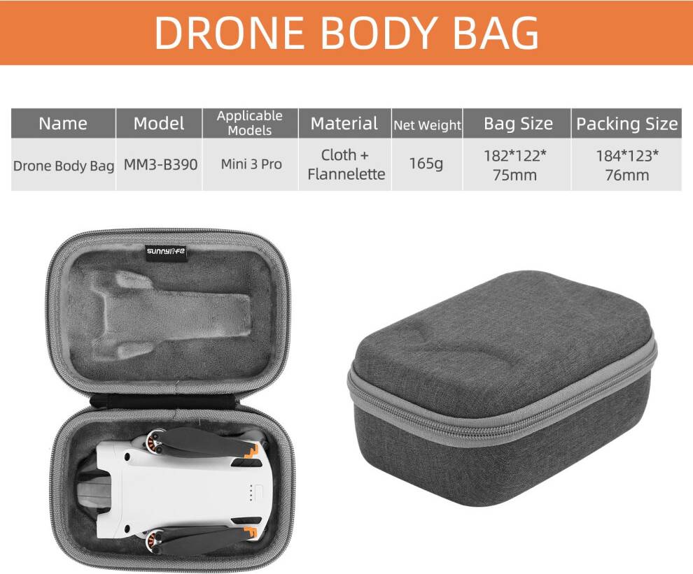 Mini 3 Pro Carrying Case