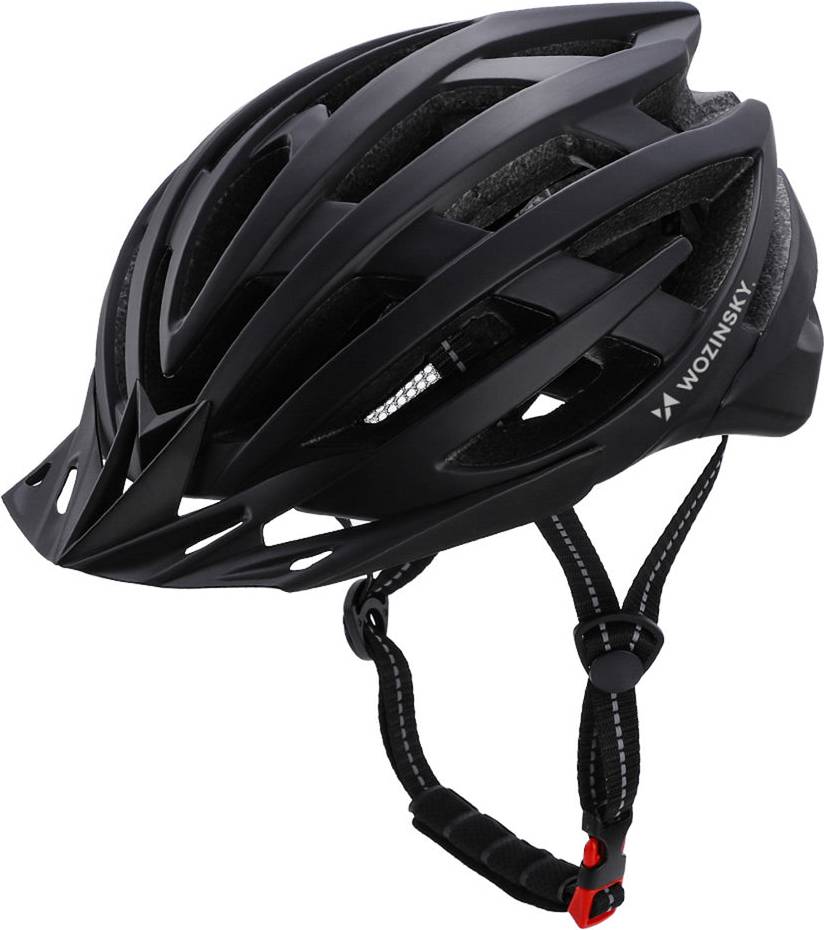 Wozinsky MTB Bike Helmet USB Rear LED Light - Black