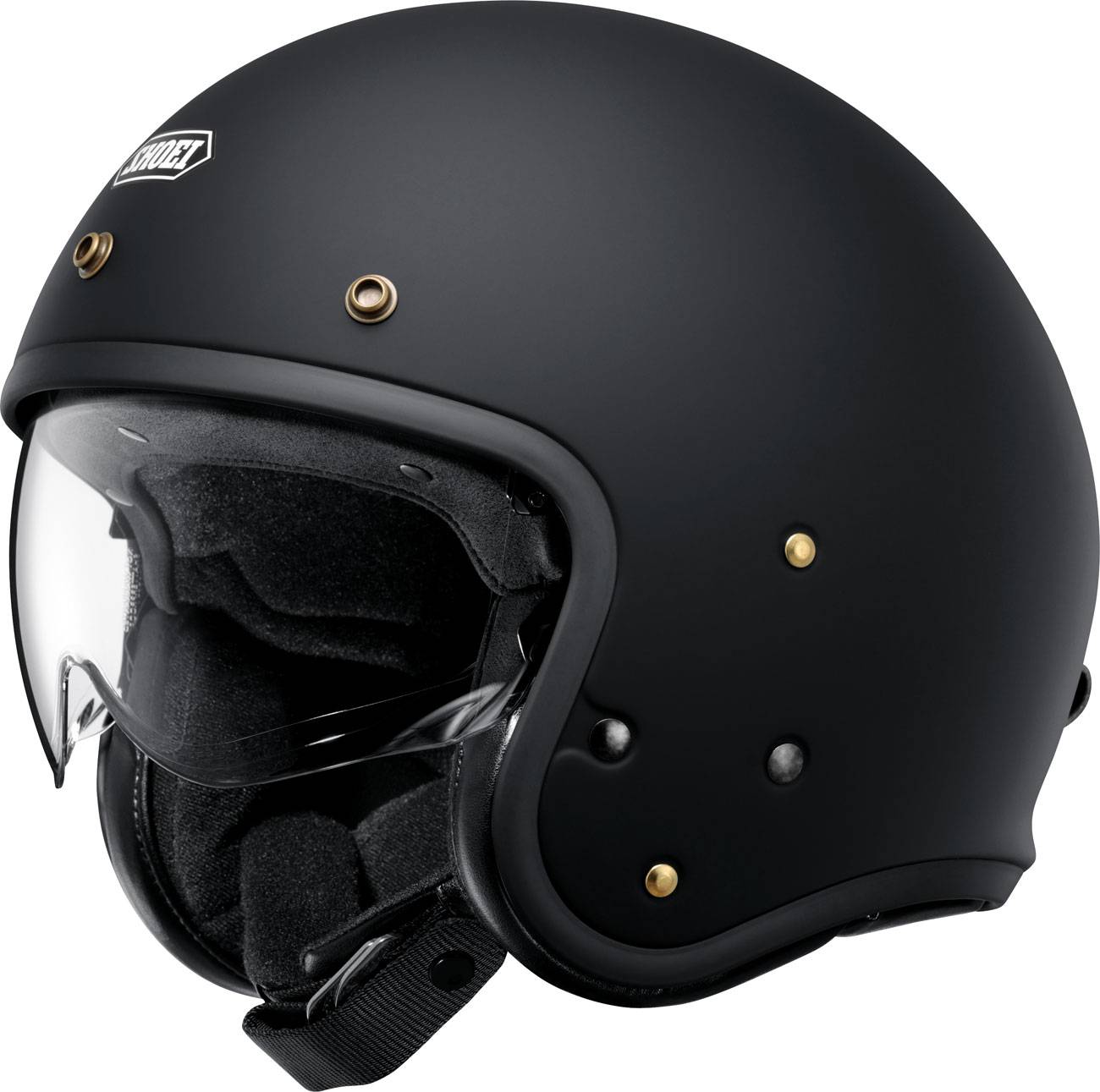 J.O2 Open Face Helm - Schwarz