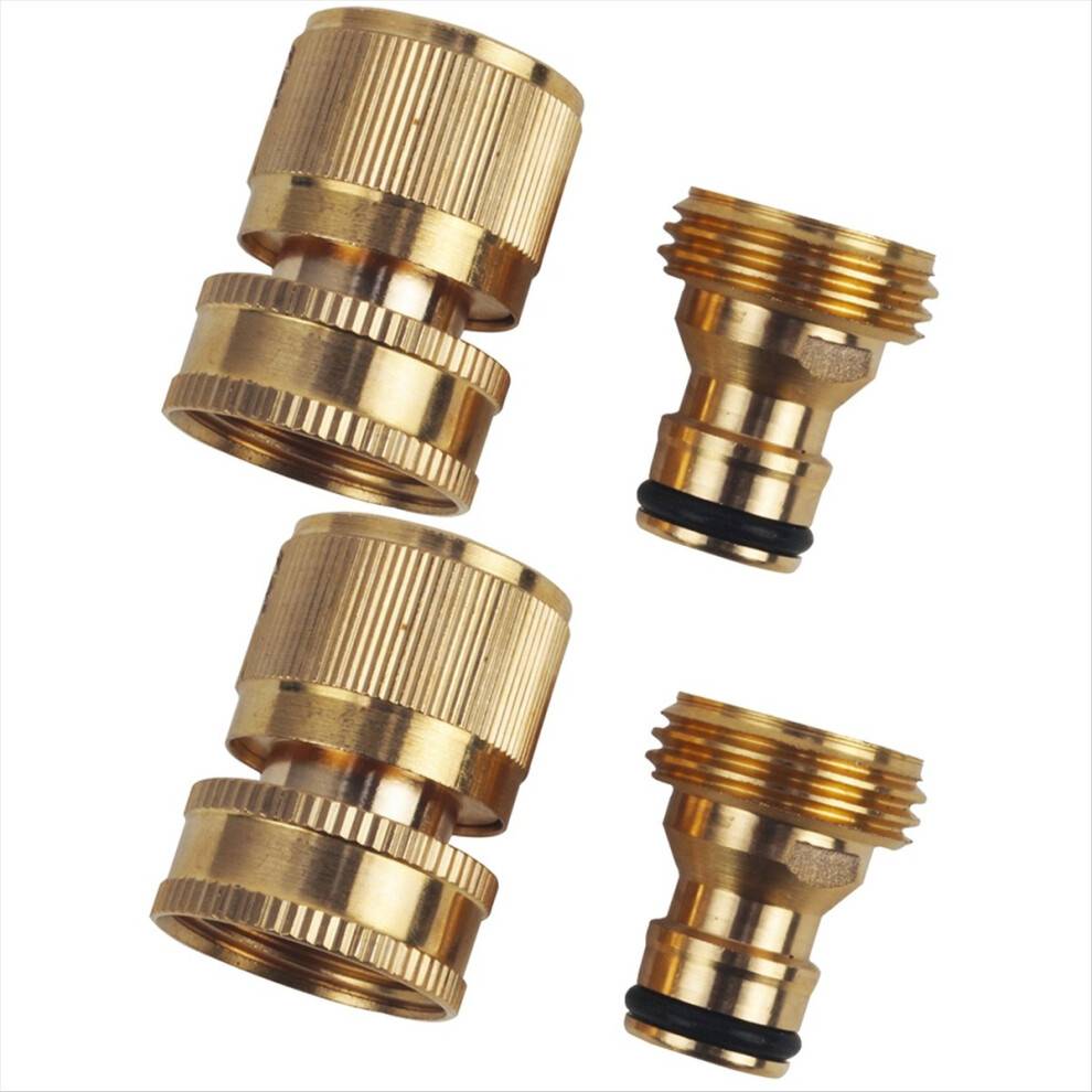 Brass Threaded Quick Connector 3 4 Inch