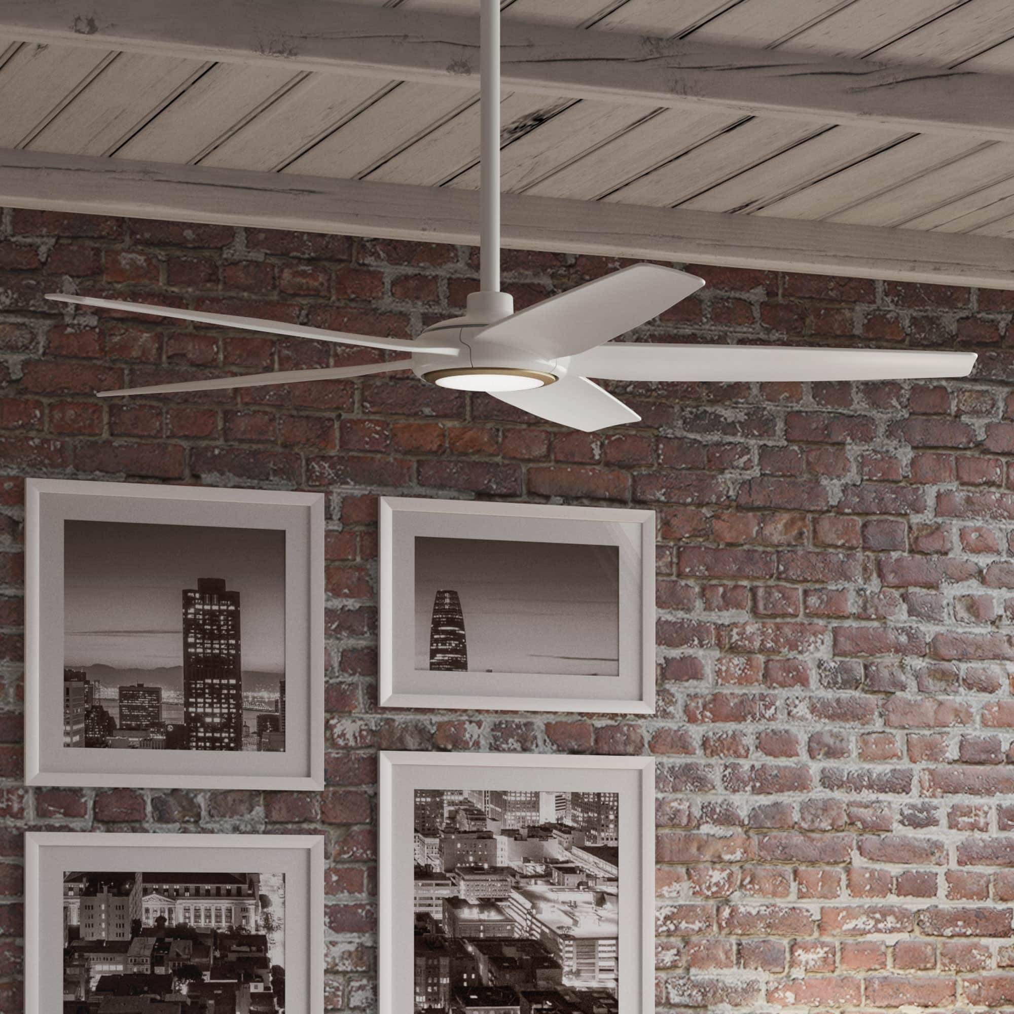 Hunter Fan 5-Blade 52-In Fresh White LED Ceiling