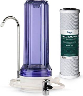 Countertop water filter iSpring Water Systems CKC1C-PB Countertop Filter SGS-Tested