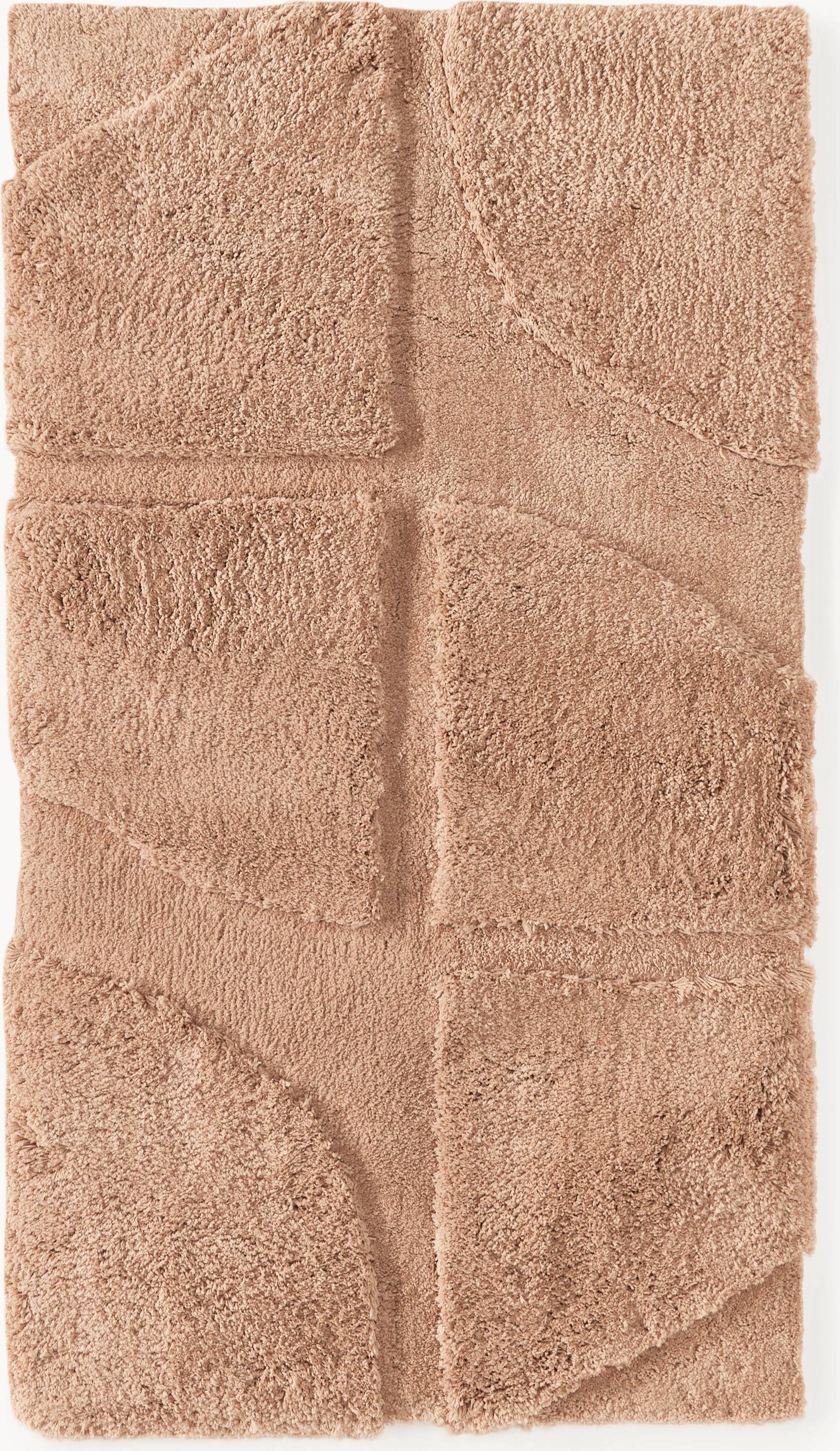 Westwing Collection Fluffy High-Low Rug Jade