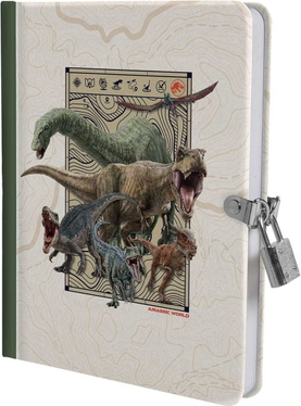 Insight Editions Jurassic World Invisible Ink Lock Key Diary