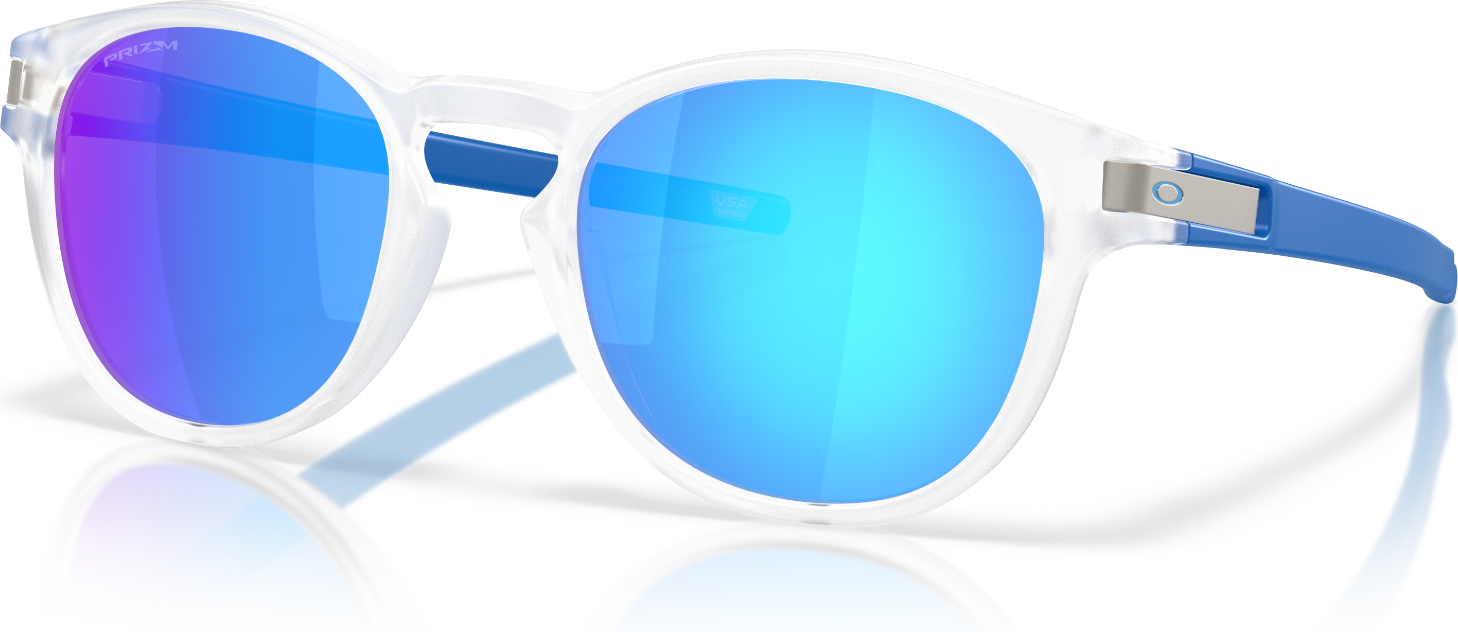 Oakley Man Latch Transparent Blå Rund