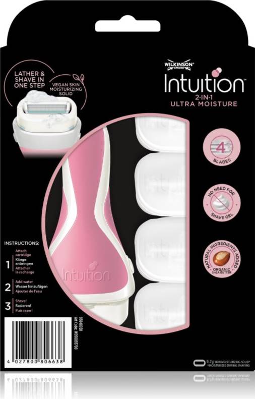 Wilkinson Sword 2in1 Ultra Moisture Razor Rakhyvel 5 St