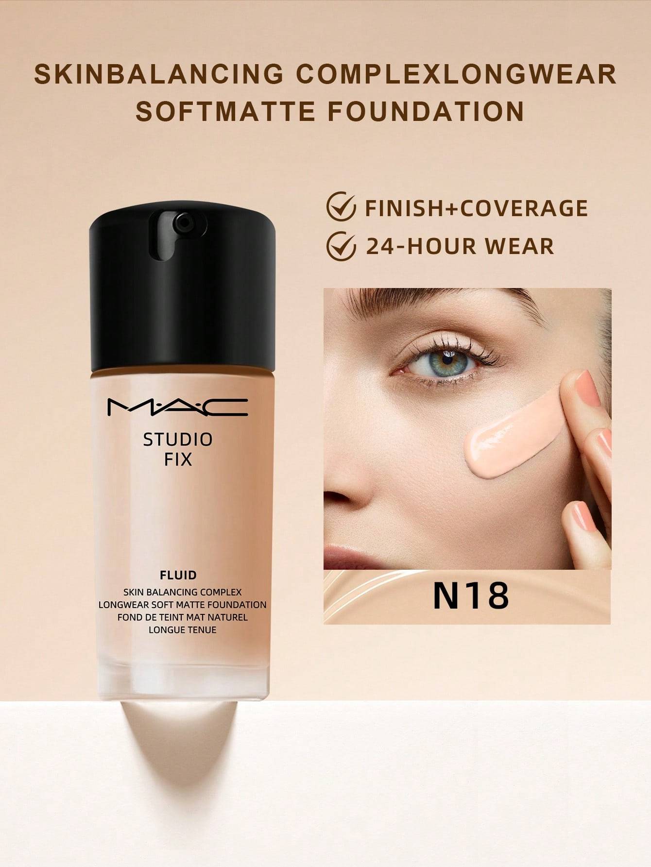 Mac studio fix foundation MAC Studio Fix Foundation Matte Oil Control NC11
