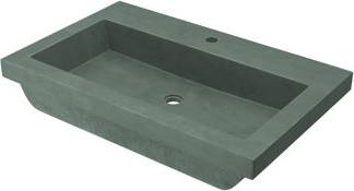 Drop in bathroom sinks Native Trails Handmade Rectangular Drop-In Bathroom Sink