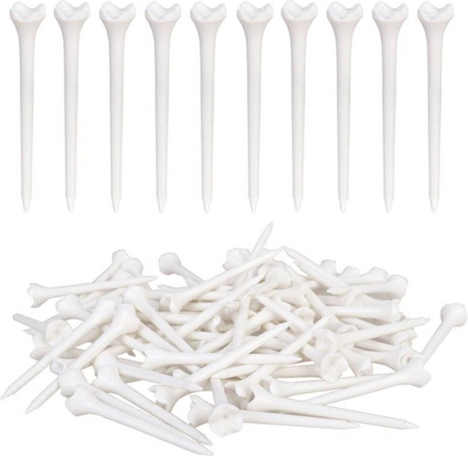 100 Pcs 70 mm Professional Golf Tee System