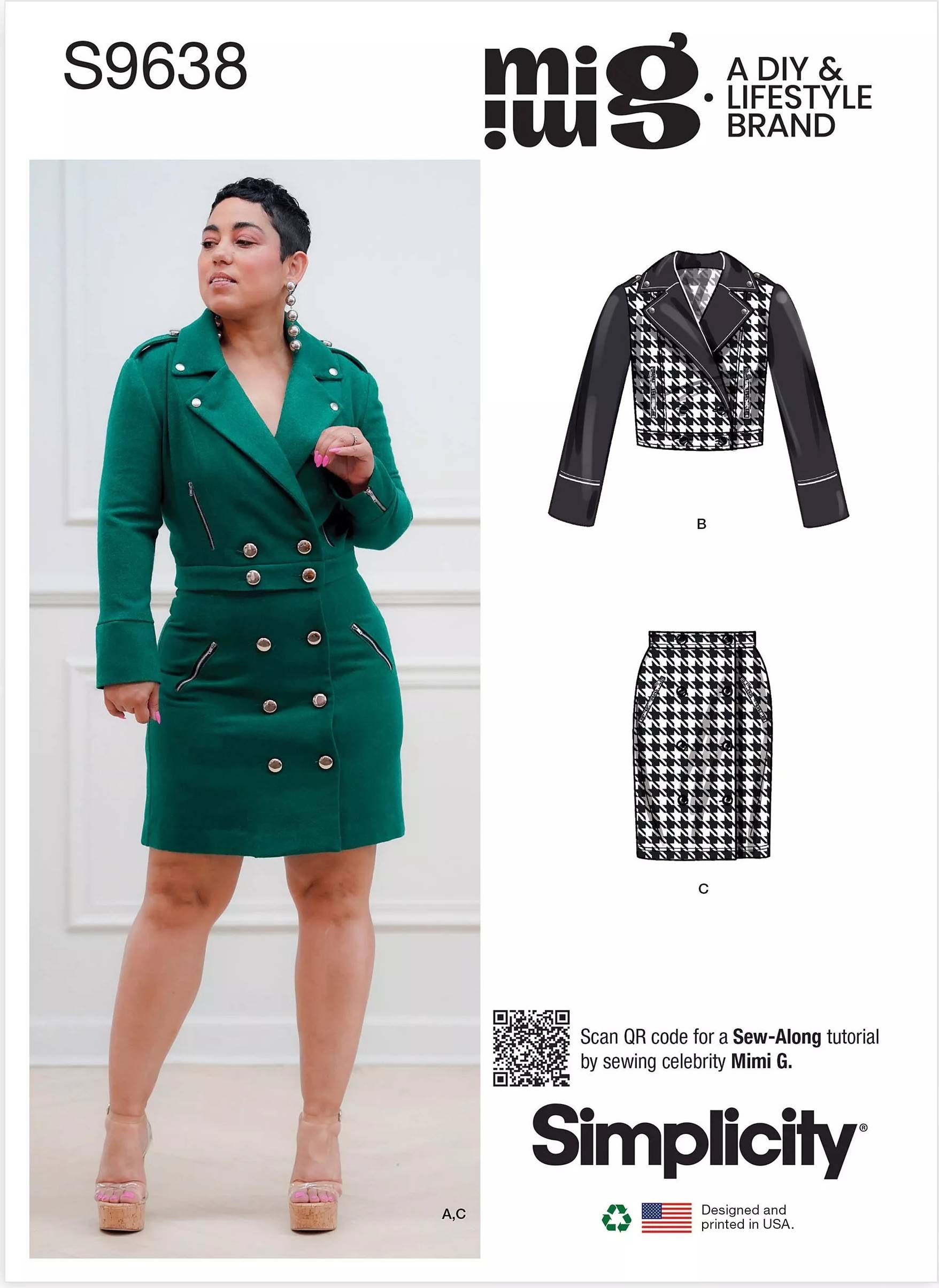 Simplicity Paper Sewing Pattern 9638