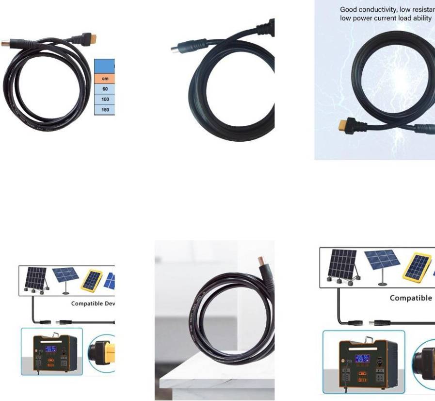 Flexible PVC XT60 Power Adapter Cable