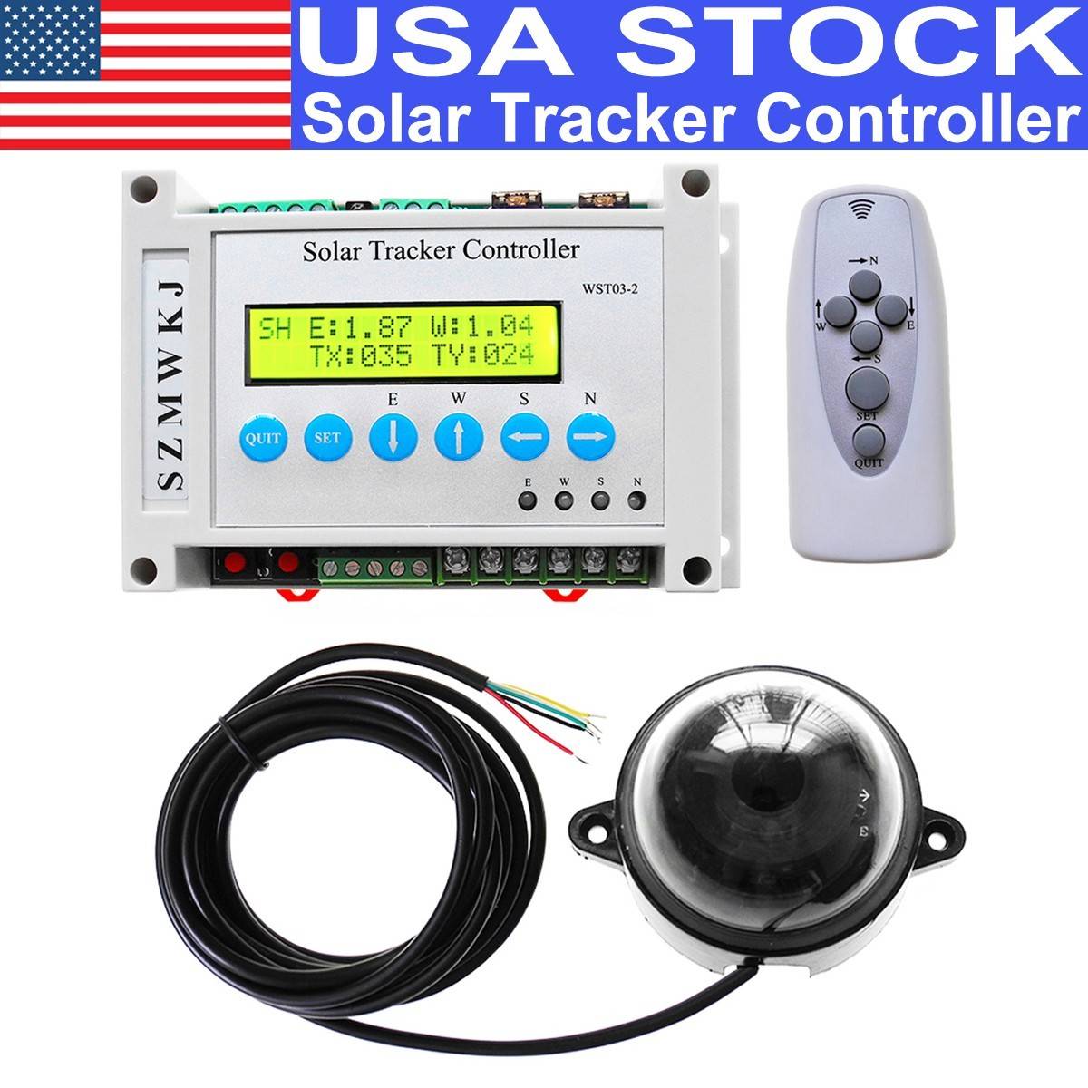Tester Dual Axis Electronic Controller Solar Panel Tracker