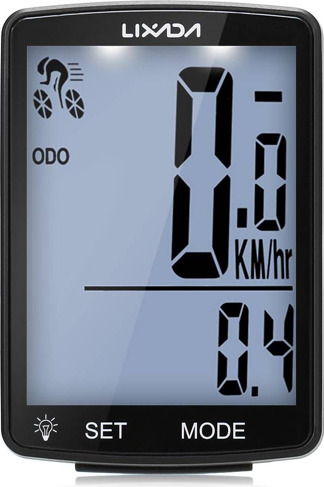 Tomtop Jms Wireless Bike Computer Multi Functional LCD Screen