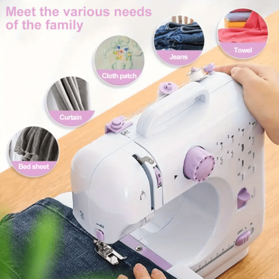 Mini sewing machine Shein Portable Mini Electric Sewing Machine