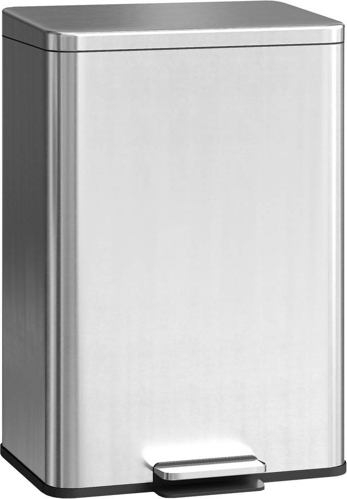 Homcom Mülleimer Silber