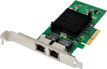 PCIe 1G X4 Dual Port Server Adapter Copper RJ45