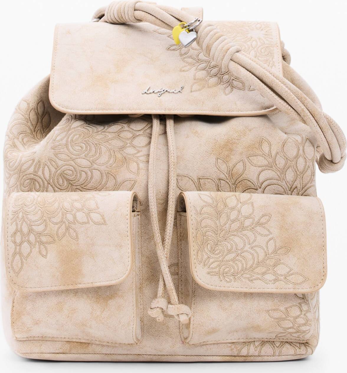 Desigual Small Embroidered Backpack