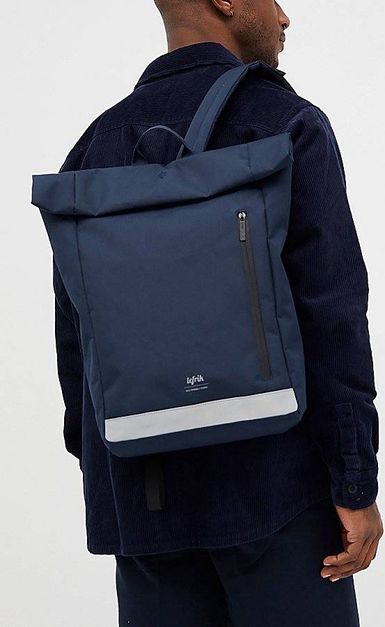 Roll Reflective Backpack - Navy
