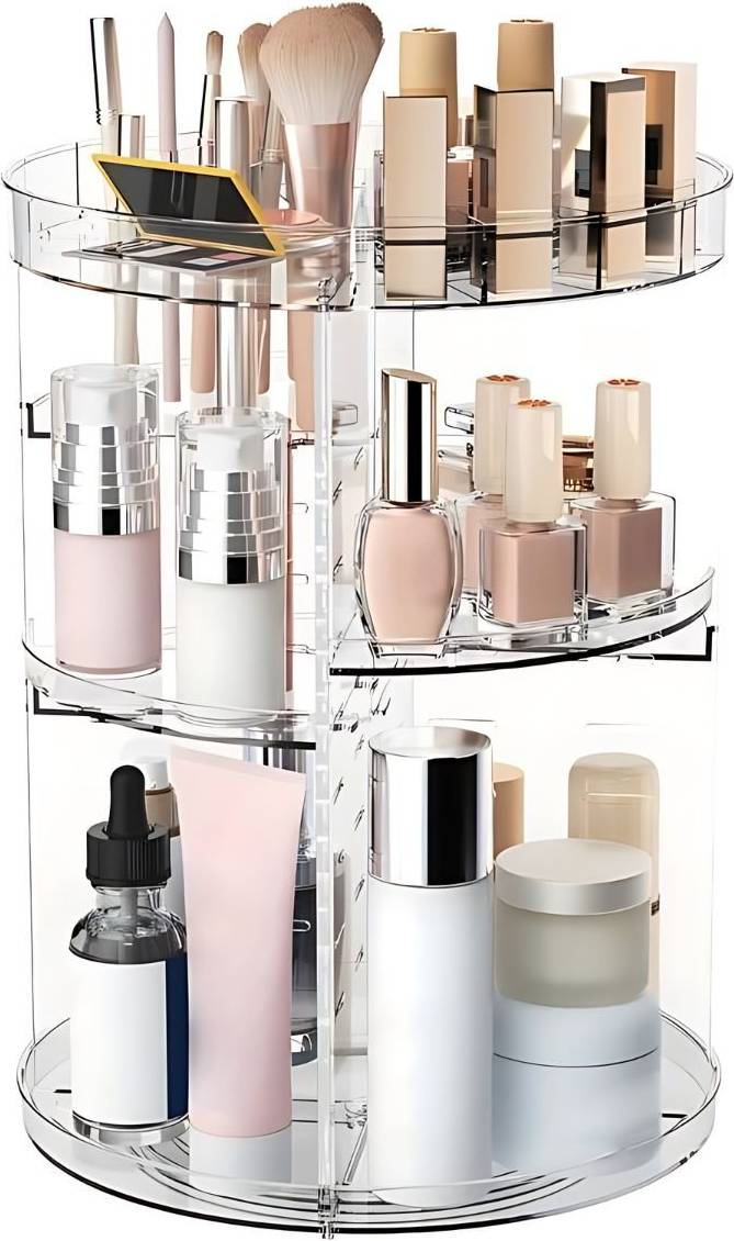 360 Roterande Organizer Transparent