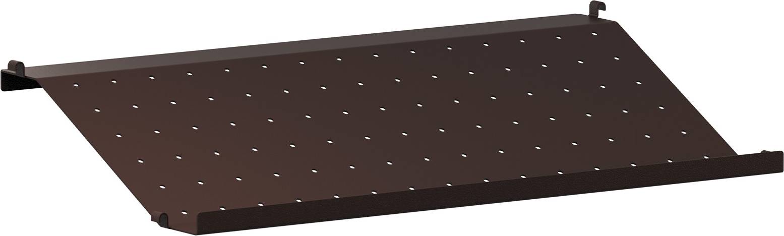 String Metal Dark Brown Shoe Rack