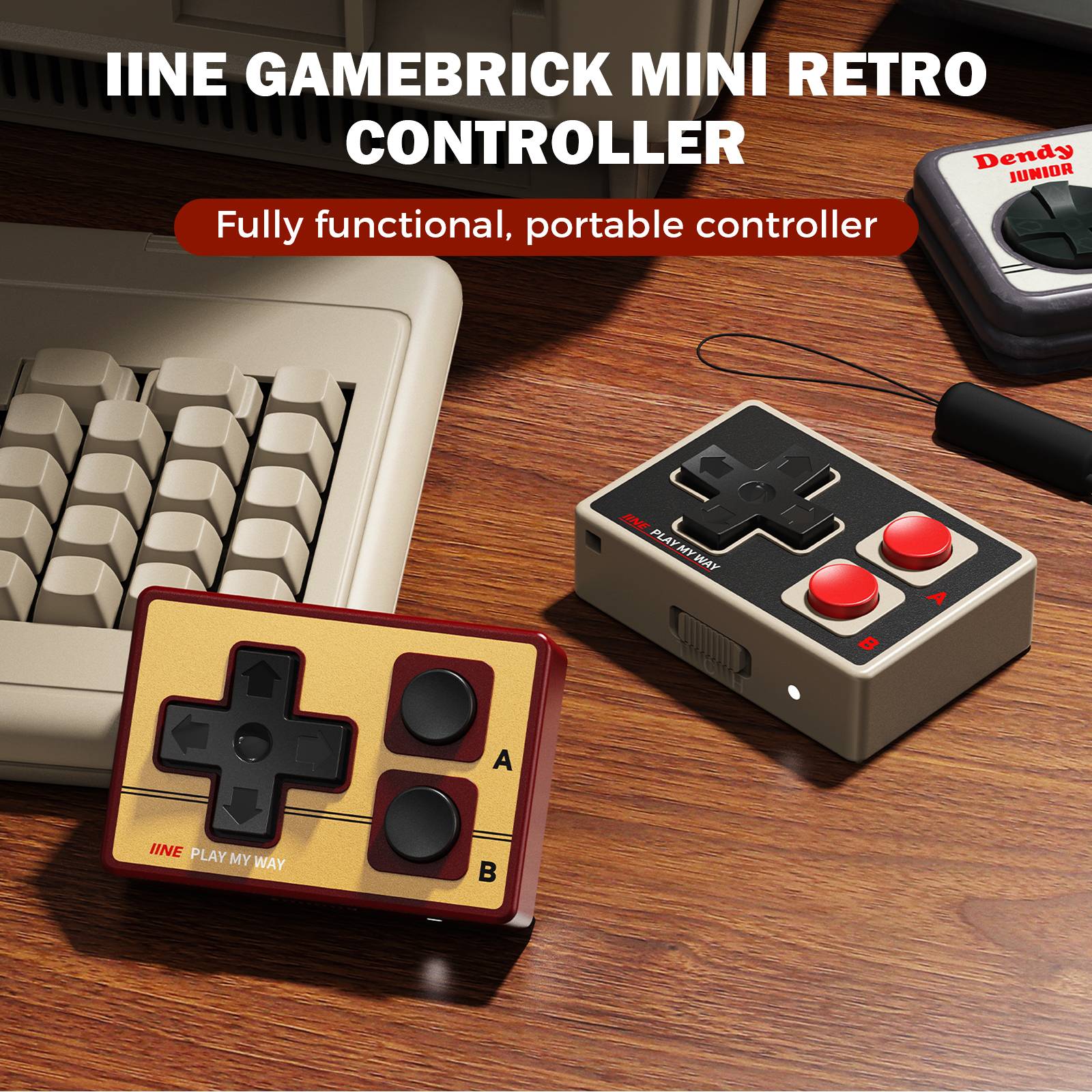 IINE Gamebrick Mini Retro Portable Controller