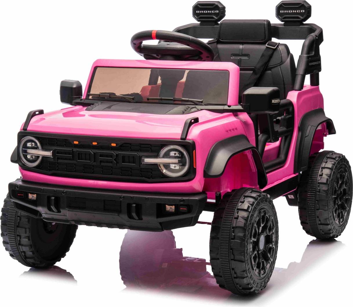 Ford Bronco Raptor Elbil Barn Rosa 12v