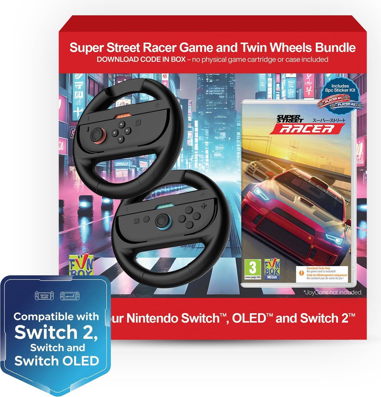Nintendo switch 2 bundle iMP Tech Super Street Racer Bundle Nintendo Switch 2