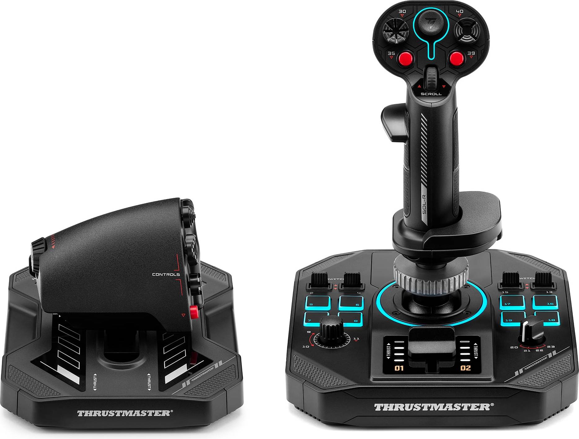 Thrustmaster Sol-R4 Joystick Throttle Flight Simulation