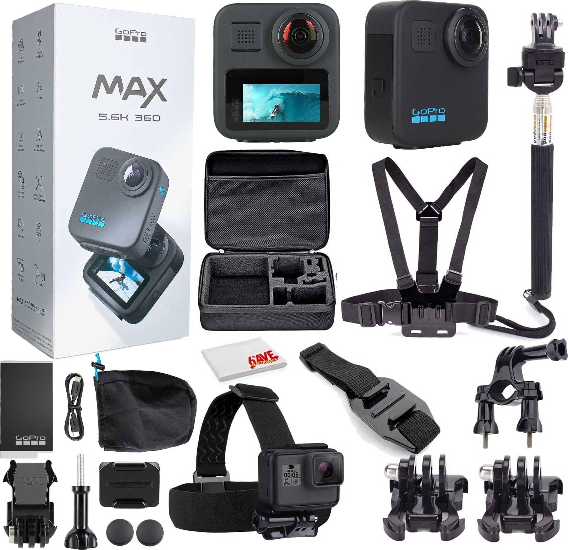 360 action camera GoPro Max 360 Waterproof Action Camera Kit