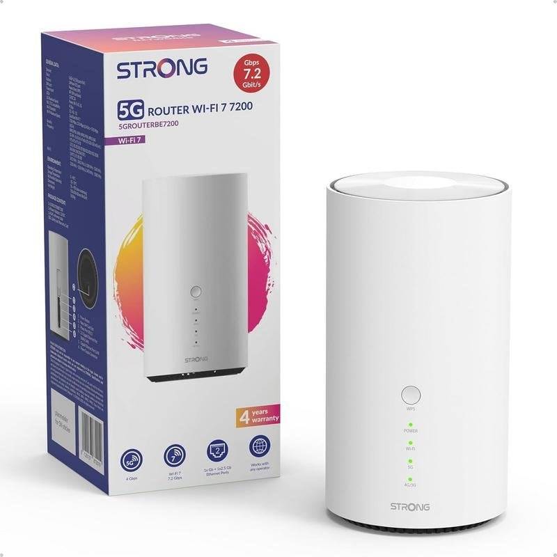 Strong 5G Wi-Fi Router BE7200 Wi-Fi 7 2Gbps SIM