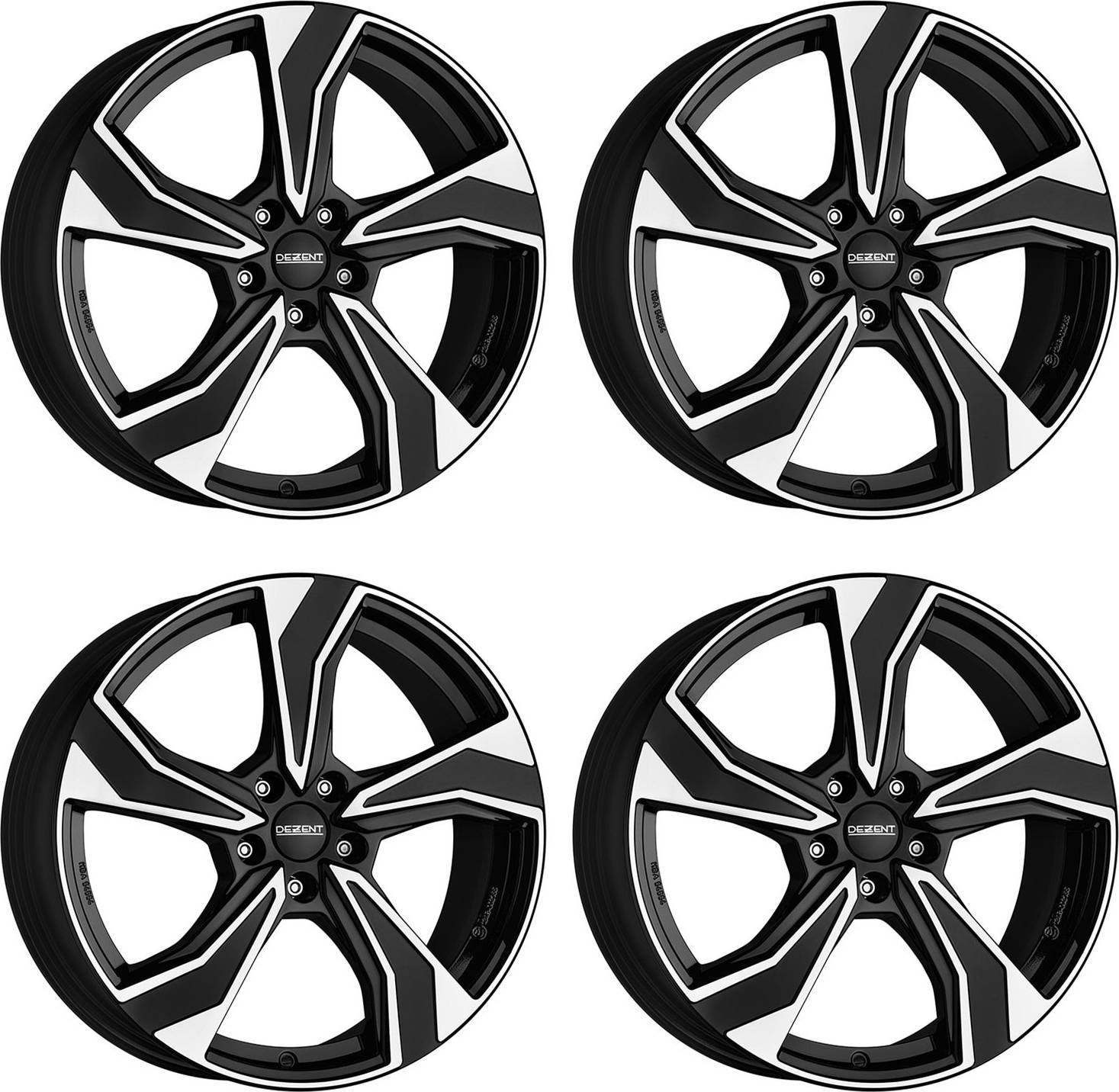 Dezent TKBF8BP25E Rim 18 Inch Aluminium Wheel