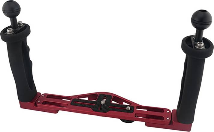 Tlily Underwater Camera Tray Stabilizer Dual Handle Rig