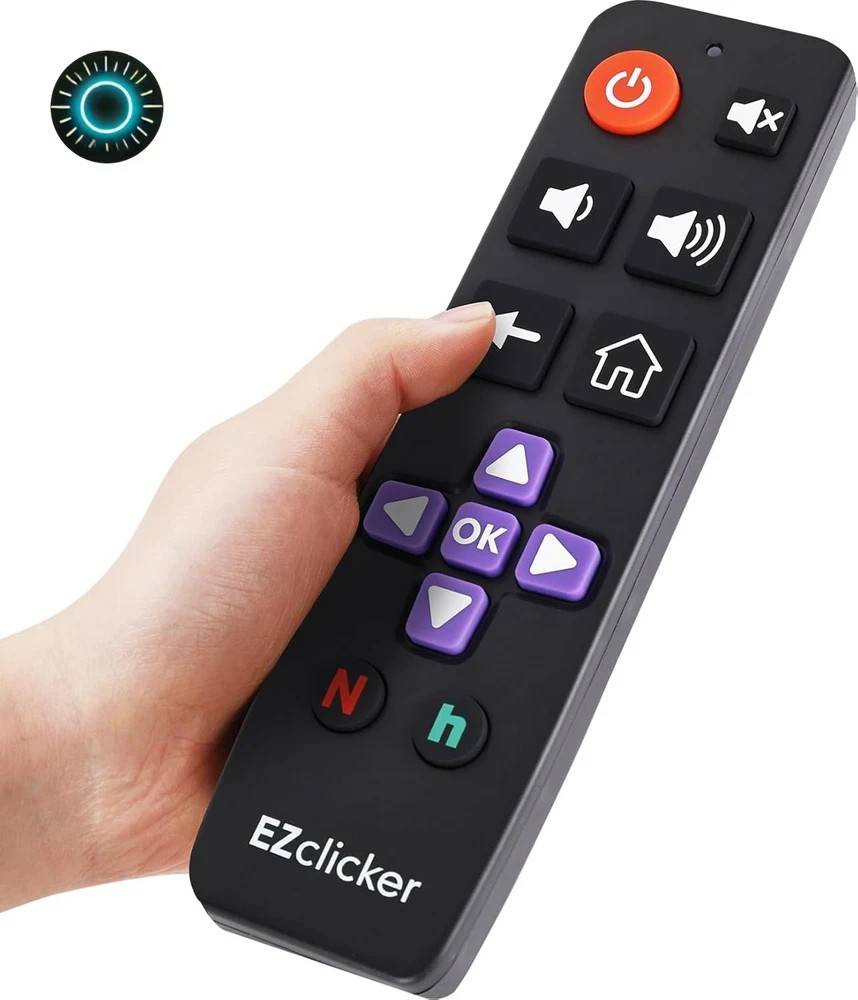 Roku TV Remote Big Button Control