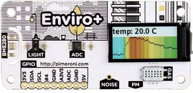 Pimoroni PIM458 Enviro+ Sensorbräda för Raspberry Pi