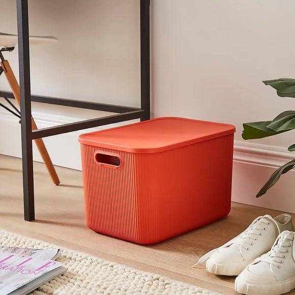 Dunelm Ribbed Storage Box