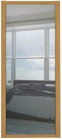 Spacepro 1 Panel Shaker Oak Frame Mirror