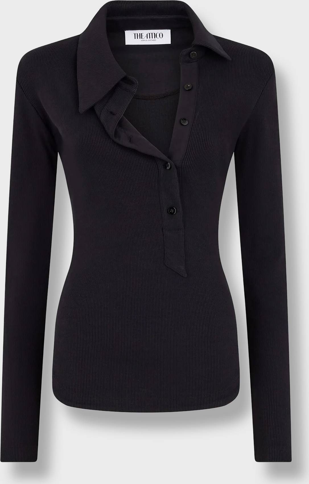 Top Ribbed Knit - Black