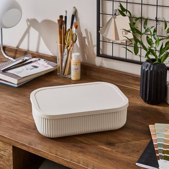 Dunelm Ribbed Storage Box