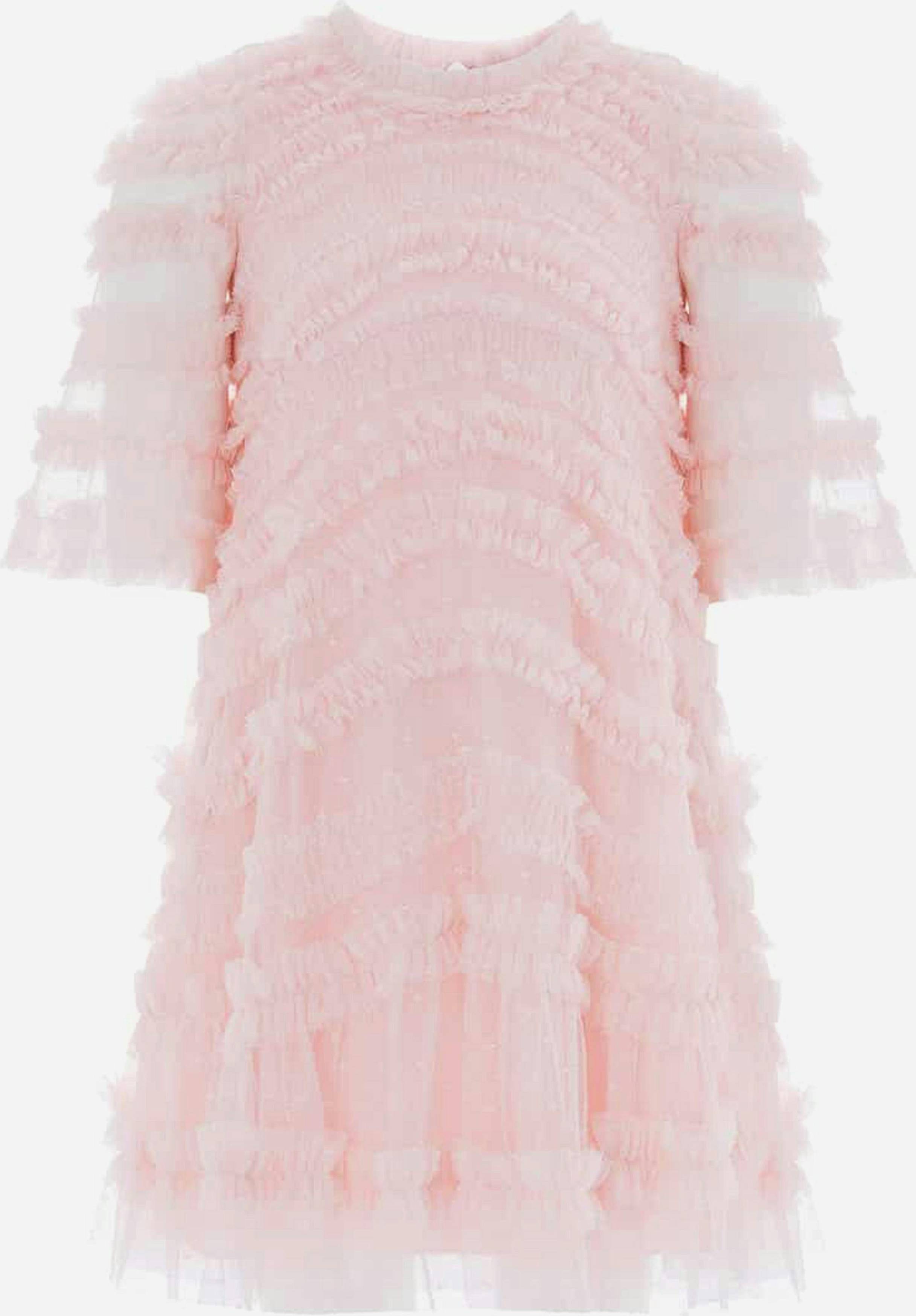 Needle & Thread Needle Thread Girls Amara Ruffle Dress - Pink