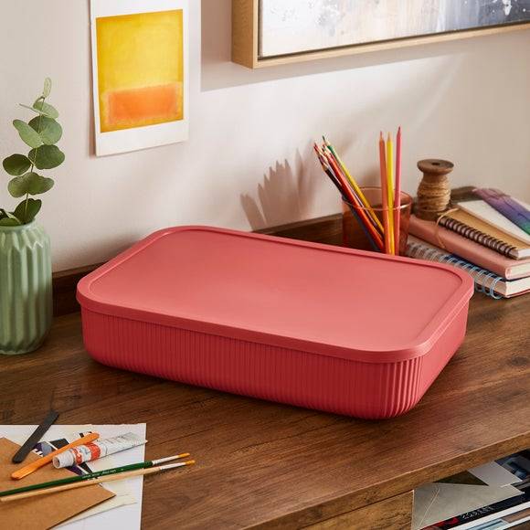 Dunelm Ribbed Storage Box