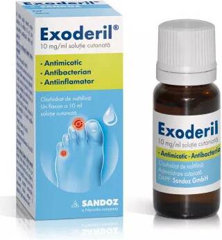 Exoderil Solution 10 mg ml 10ml Cream
