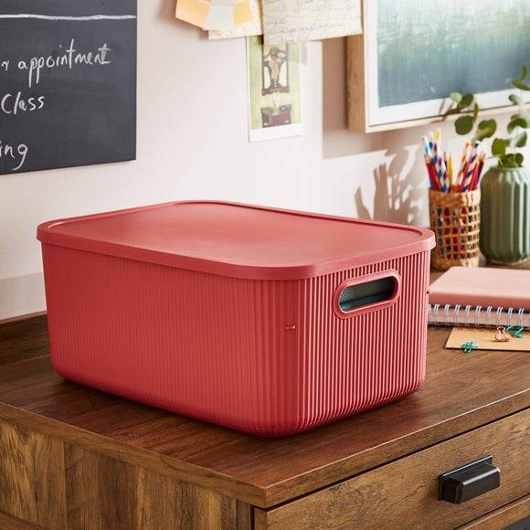 Dunelm Ribbed Storage Box