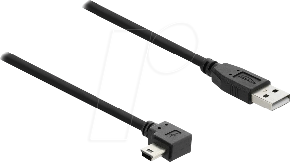 DeLock USB Kabel Sort 2m