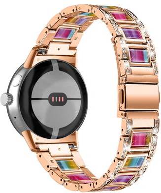 Google Pixel Watch Rhinestone Stainless Steel Strap