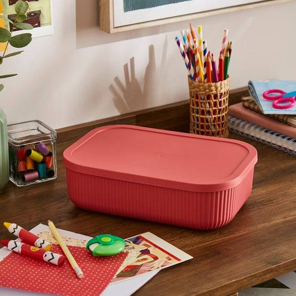 Dunelm Ribbed Storage Box