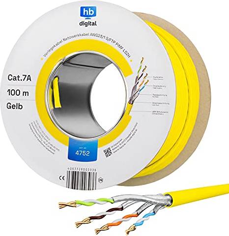 Cat 7A Câble Réseau LAN Ethernet RJ45 SFTP
