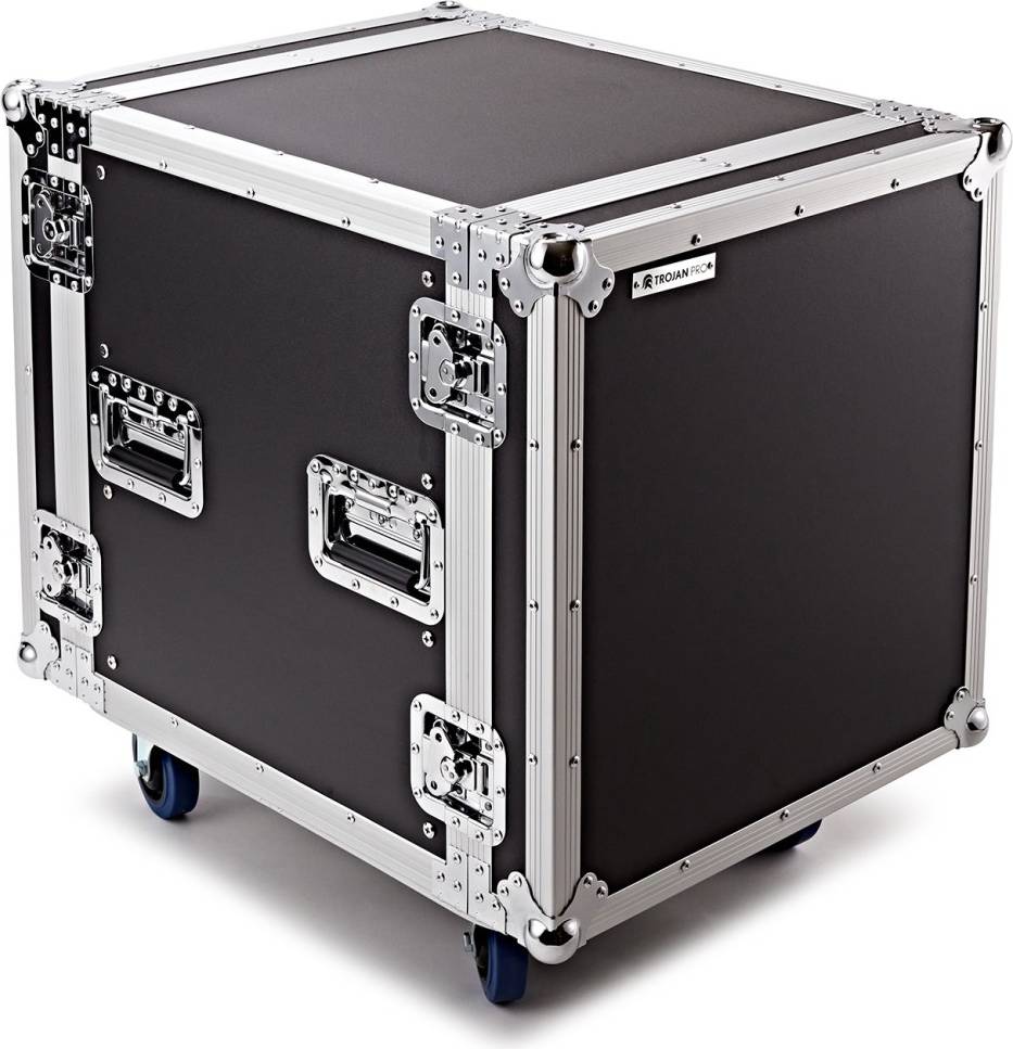 Pro 12U Wheeled Rack Flight Case