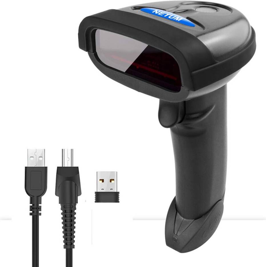 Netum Wireless Barcode Scanner 2 in 1