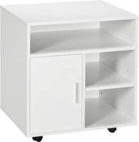 Homcom Mobile Printer Stand Multiple Storage