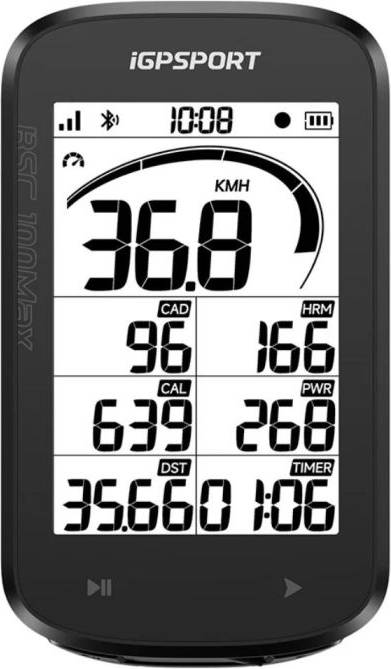 Bsc100max Cycling Computer Transparant